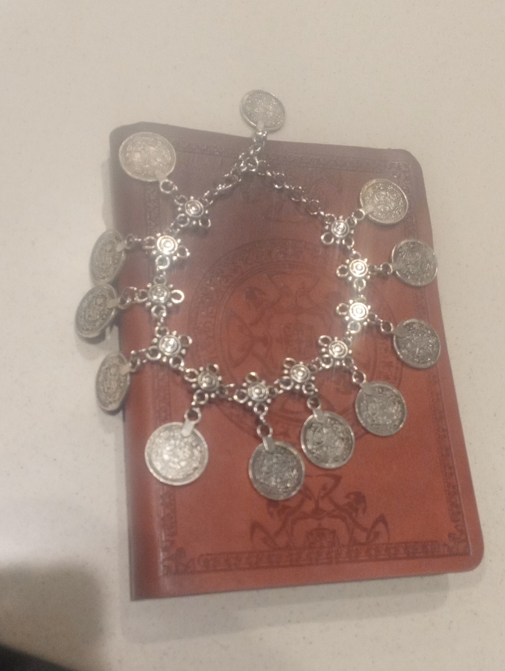 Bienvenu Boho Coin Sandals Anklet Bracelet